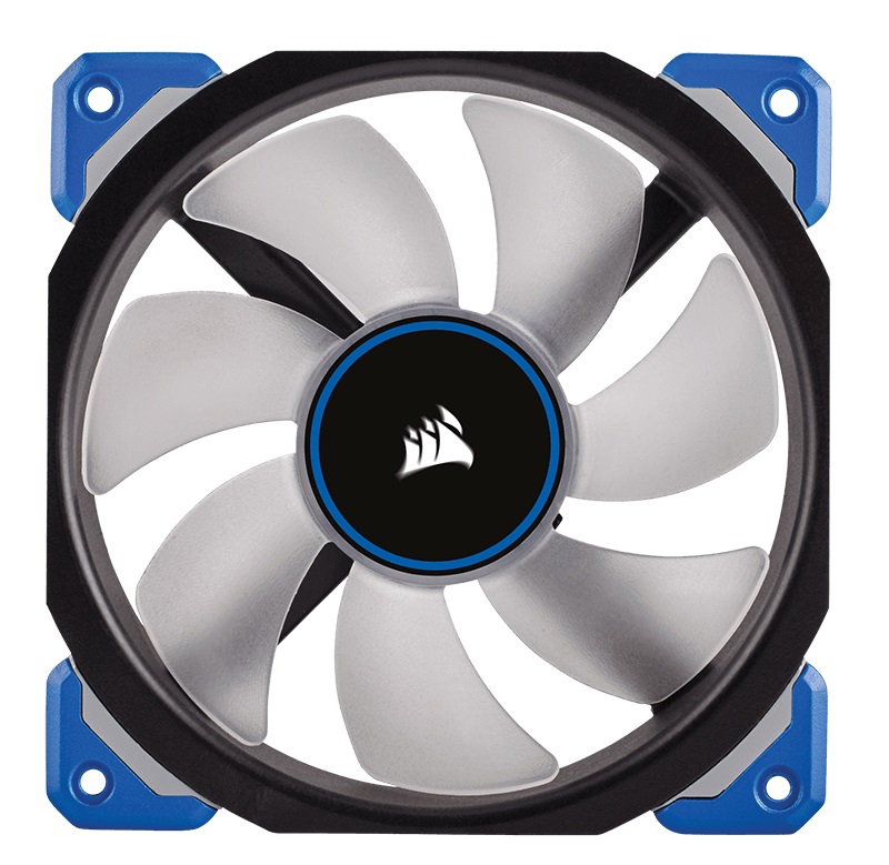 Corsair ML120 Pro Blue LED 120mm PWM Cabinet Fan (Single Pack)